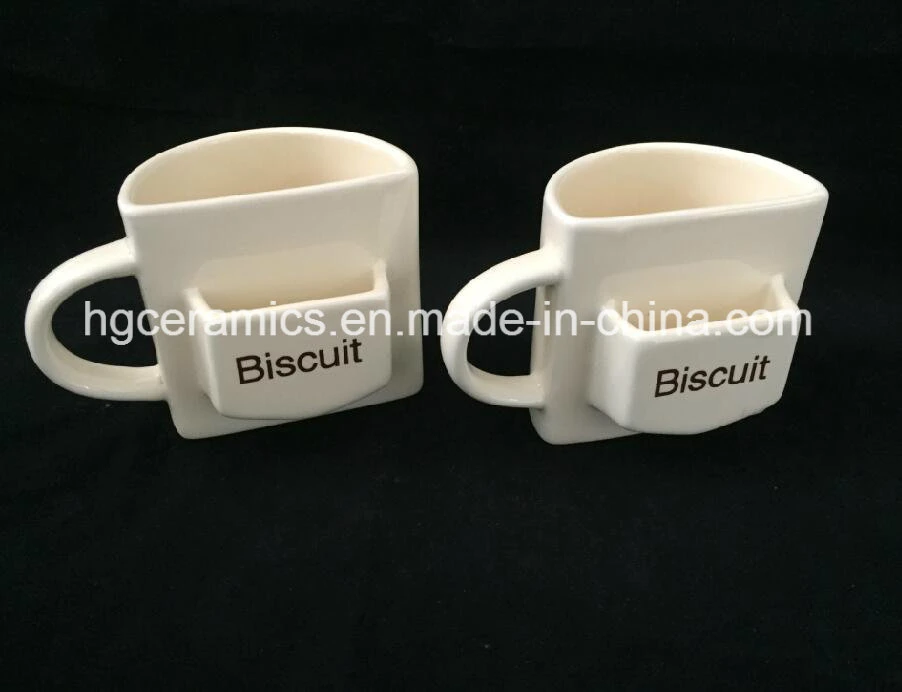 Cookie Mug, Pocket Mug. Biscuit Mug