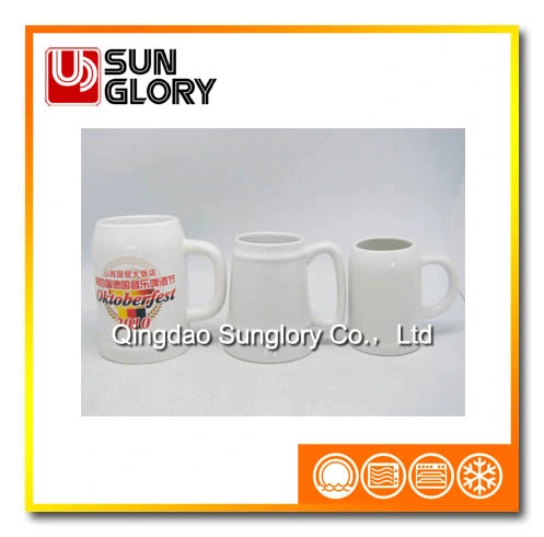 Ceramic Beer Mug with Printing Pjb008