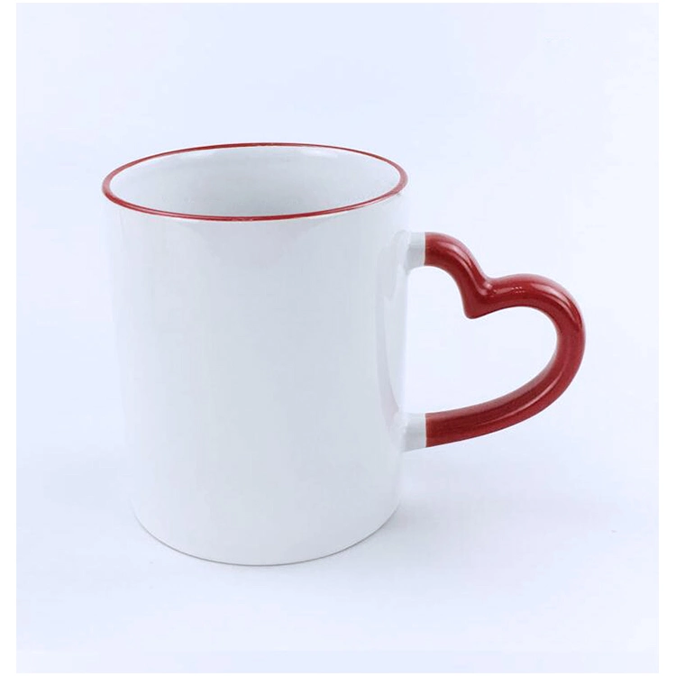 2A Good Quality 11oz White Sublimation Customized Blank Ceramic Coffee Cup for Promotion Gift