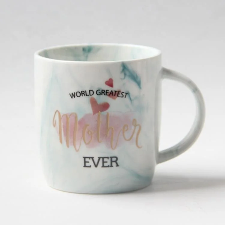 marble Design Porcelain Magic Cup Mother&prime; S Day Gifts Printing Couple Ceramic Mugs Color Change Coffee Mug Customized